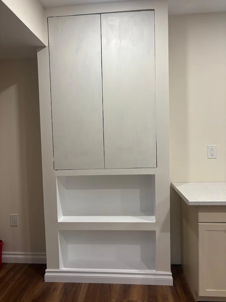 Custom Drywall Cabinet Surround